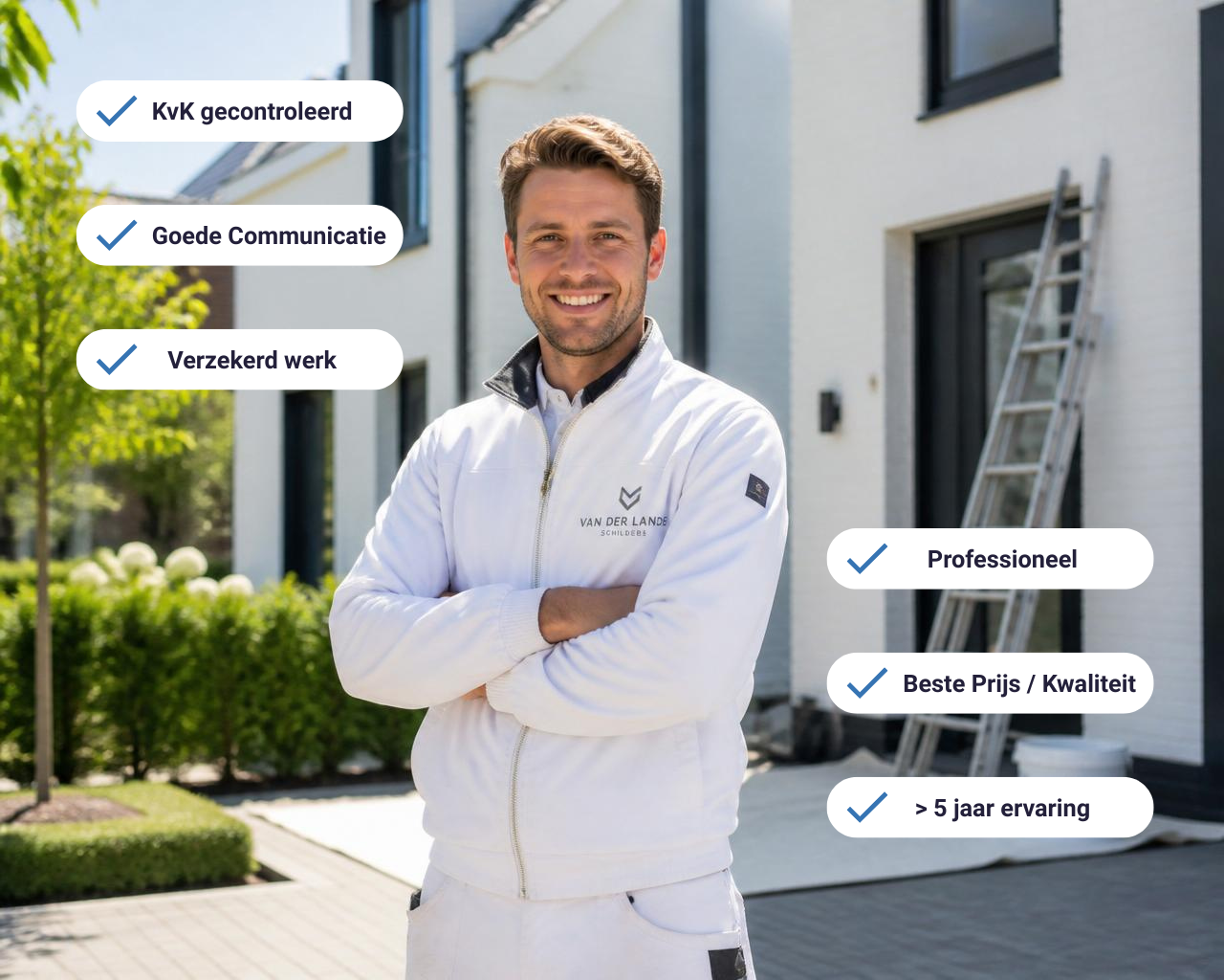Professionele Nederlandse schilder voor een nette woning